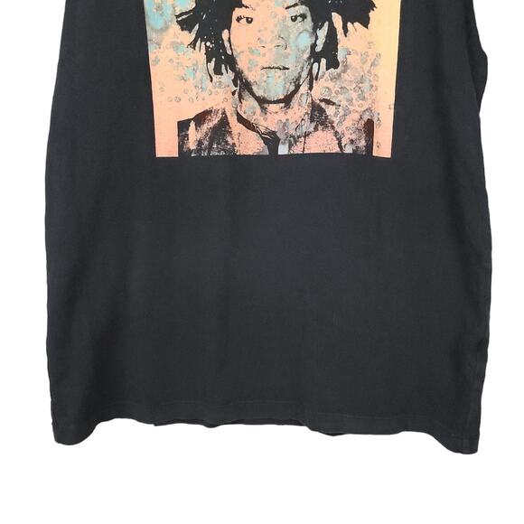 Andy Warhol Jean Michel Basquiat Graphic T-Shirt Size Medium Black SPRZNY - Picture 7 of 13